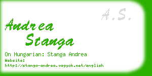 andrea stanga business card